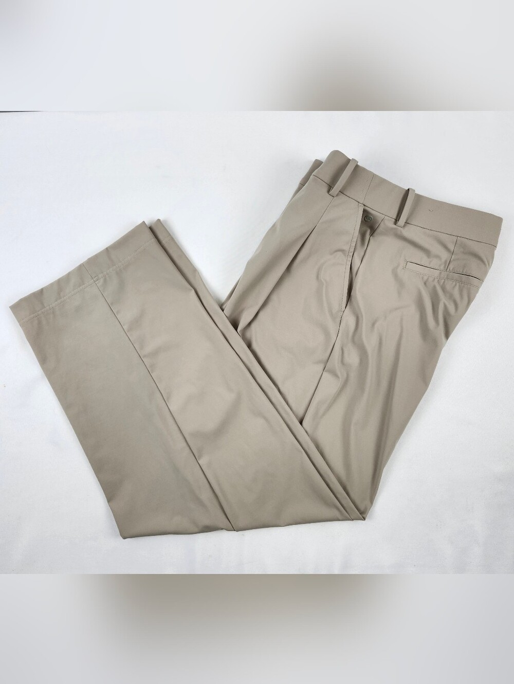 Calia Trueflex Wide Leg Pant Wicking Odor Control Breathable UPF 50+ Kahki Small